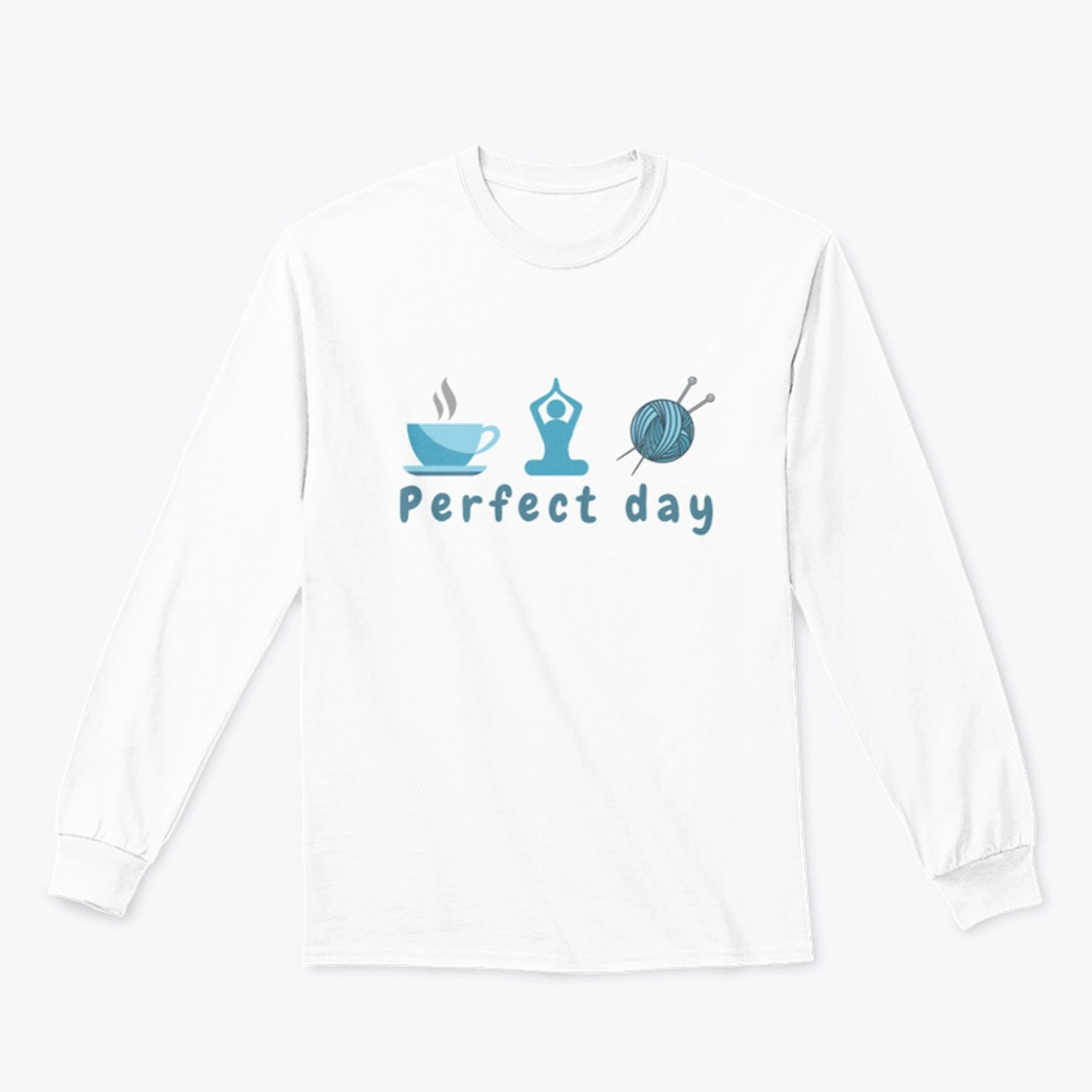 Perfect Day Coffee Knitting Yoga